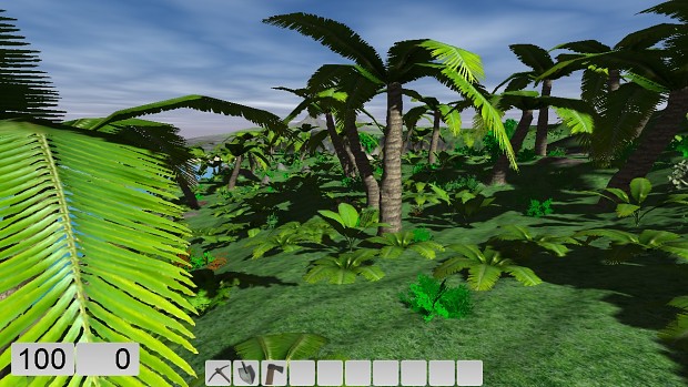 Added tropical plants