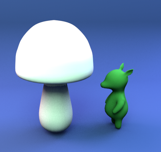 Boletus-style mushroom model