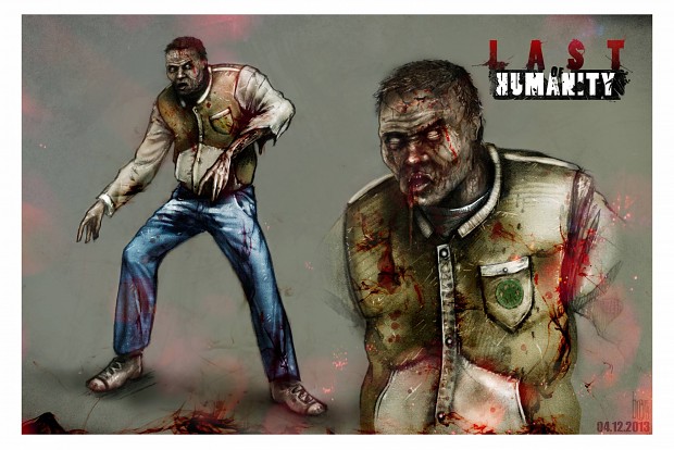 Last of Humanity: Concept Zombie Artwork (A)