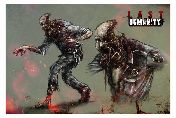 Last of Humanity: Concept Zombie Artwork (B)
