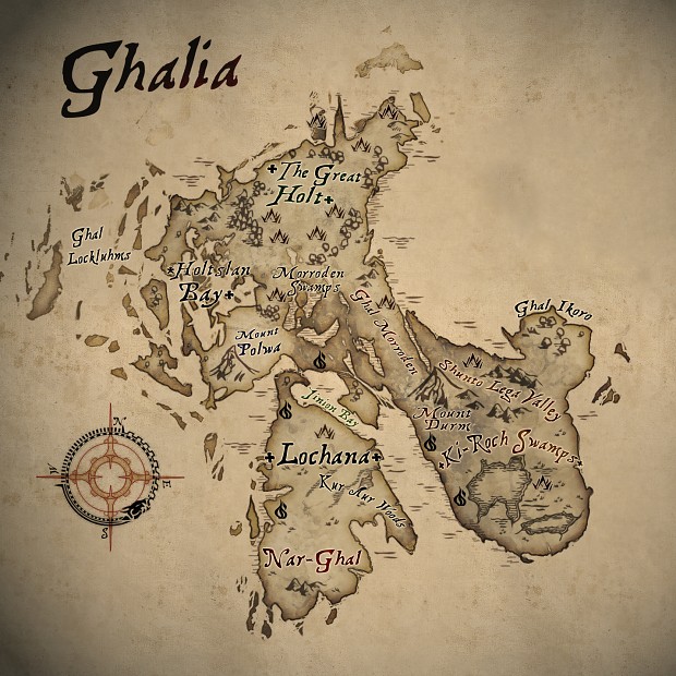 The Map of Ghalia