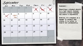 Calendar / Hint Screen