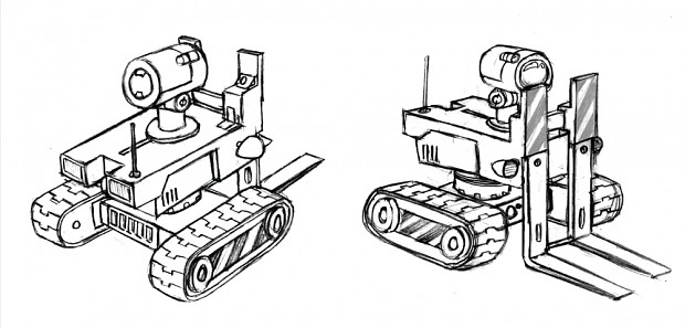 Heavy Lifter concepts front and back