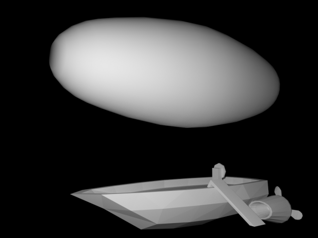 First airship concept model