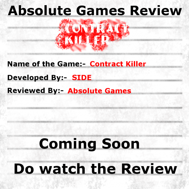 Absolute Games Review of Contract Killer Cover Art