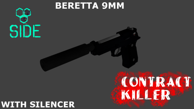 Contract Killer's Beretta 9mm