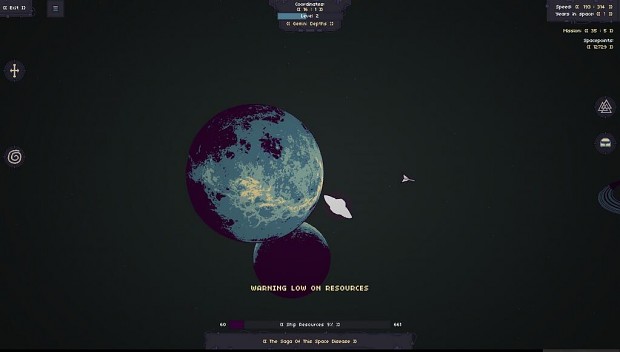 Screenshot: Planets