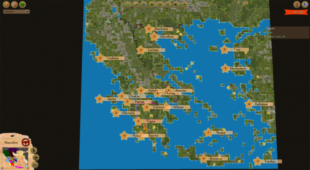 Screenshots v0.8 - New Ancient Greek scenario
