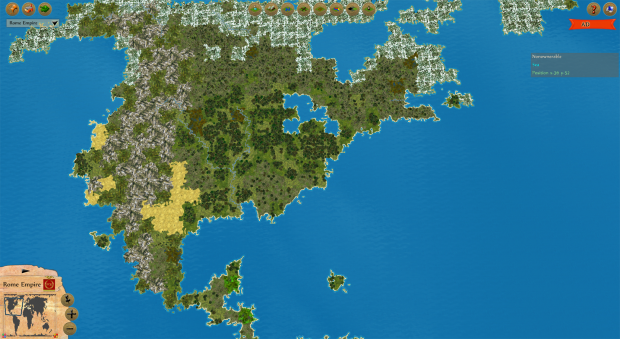 Screenshots v0.8 - World map
