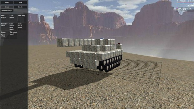 A fan-made tank. Not sure if it can drive.