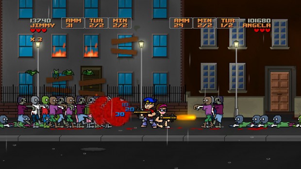 Jimmy Vs Zombies - Arcade Coop Gameplay screenshot