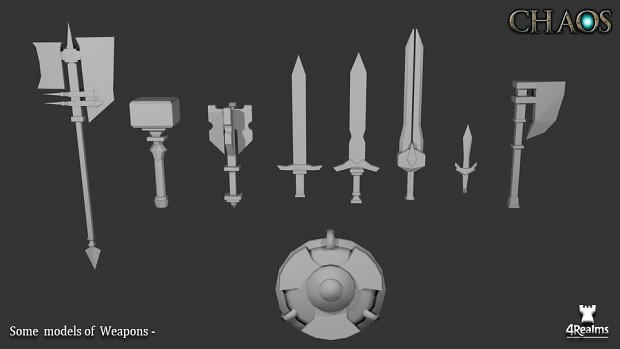 Some of models of weapons