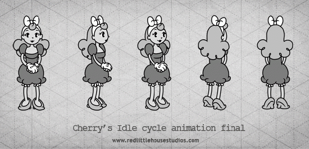Cherry’s Idle cycle animation final