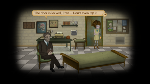Fran Bow and the doctor