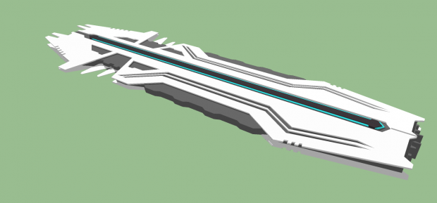 3D Concept Art - SSR Battleship