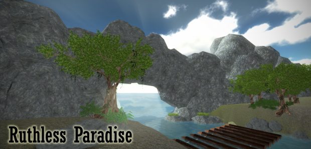 Screenshot of the first island in the making...