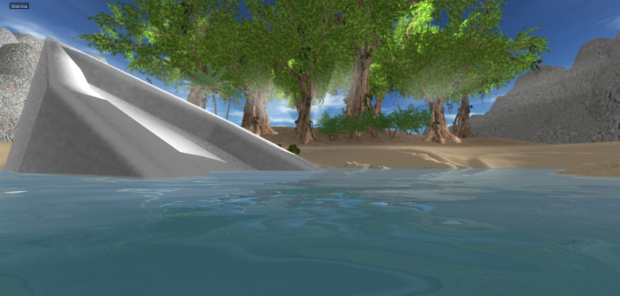 Look at the forest with boat placeholder left...