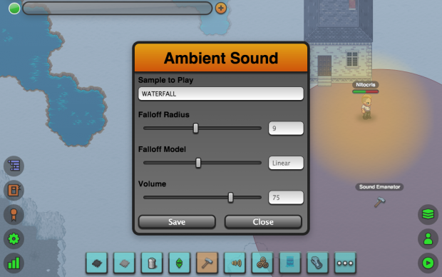 Ambient Sound (Sound Emanator) Editor
