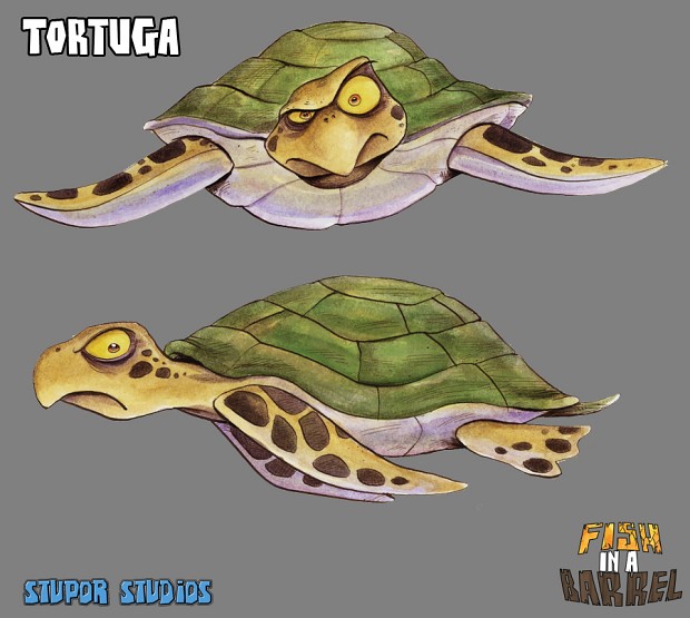 Boss Tortuga Concept Art