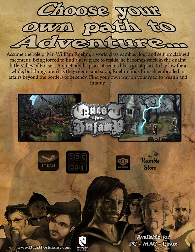 Quest For Infamy Promotional Images