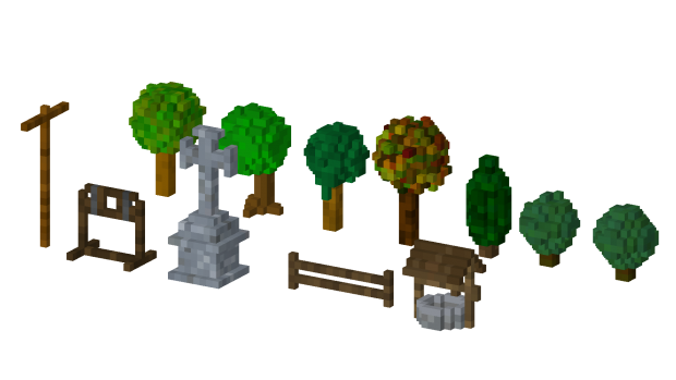 Voxel Style Props