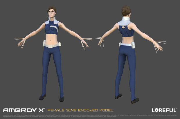 Progress: Female Sime Model