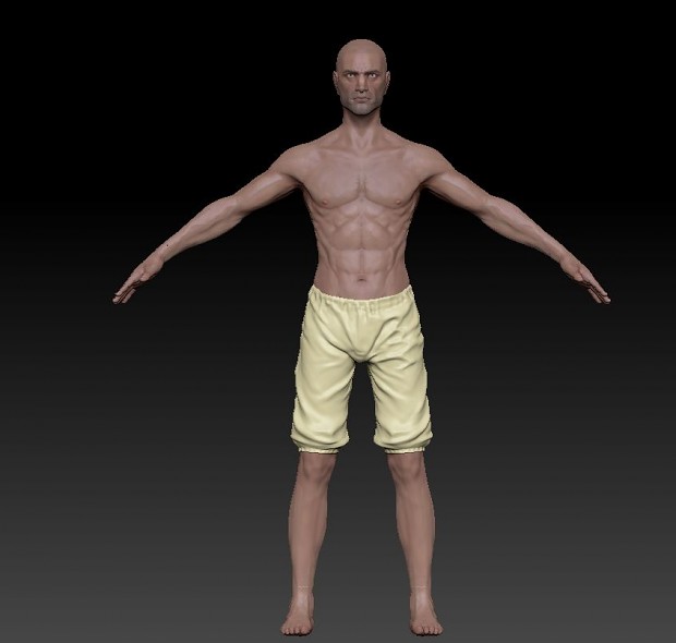 Male Adult Human Template (Body) image - The Lays of Althas : Sundered