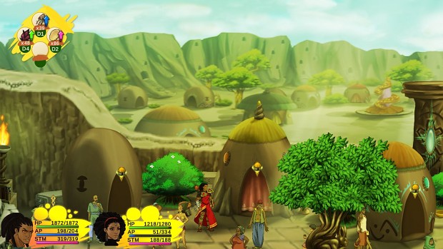 The entrance of Isao, one of the six game's tribes