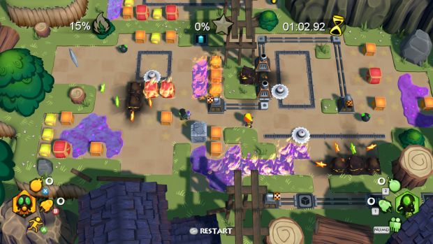 Burnstar Co-op Gameplay Screenshot