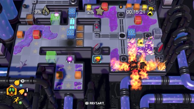 Burnstar Gameplay Screenshot