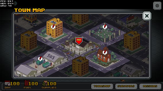 City Map - Level Selector