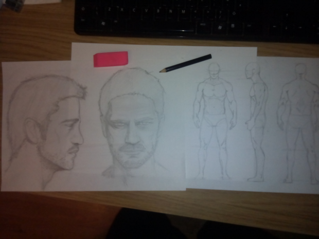 Concept Art of the main character Tom Reed.
