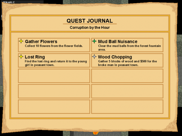 Quest Log