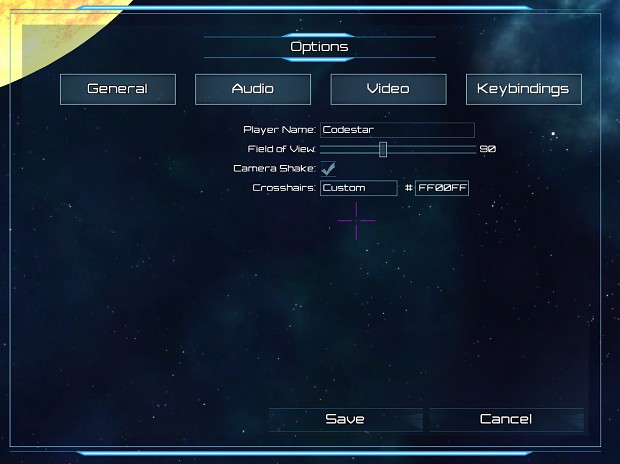 Crosshair Options + In game