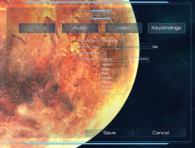 Crosshair Options + In game