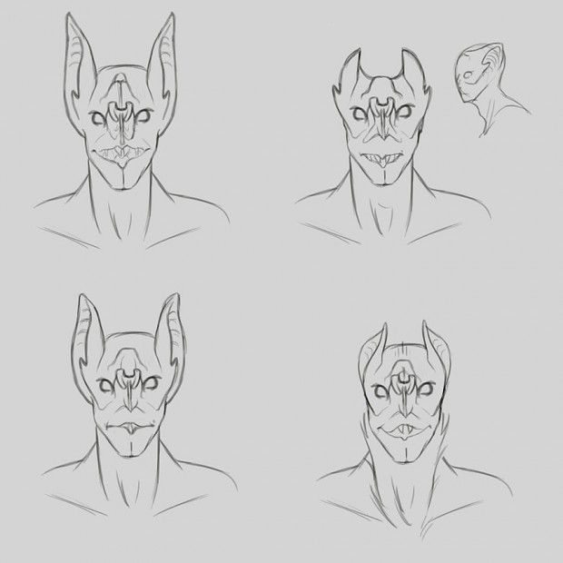 Demon Head Concepts
