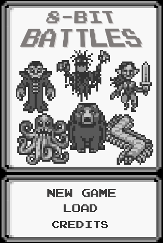 8-bit Battles title