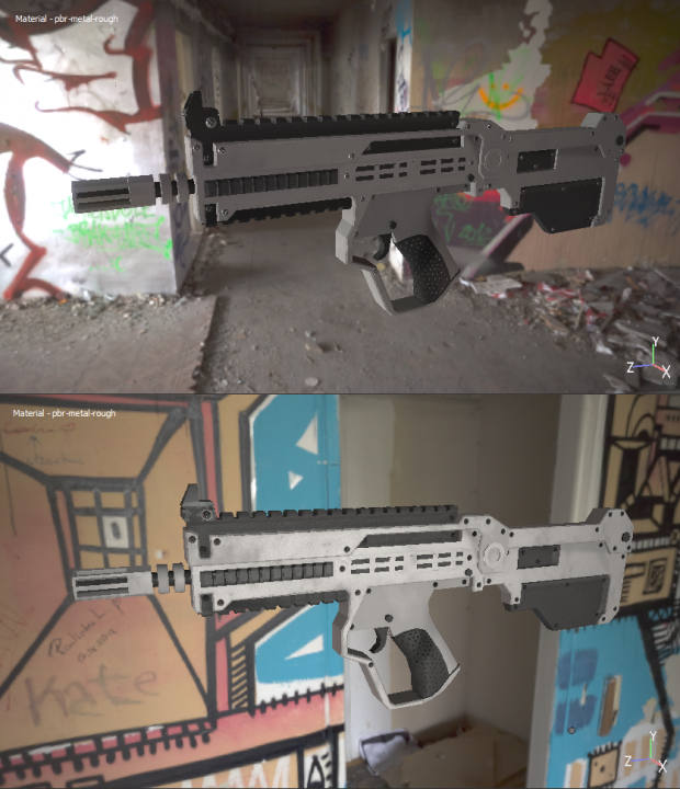 Assault rifle wip concept