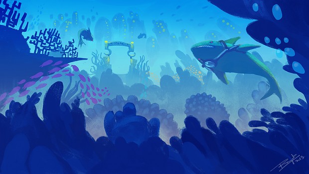 Underwater Metropolis - Laser Sharks!
