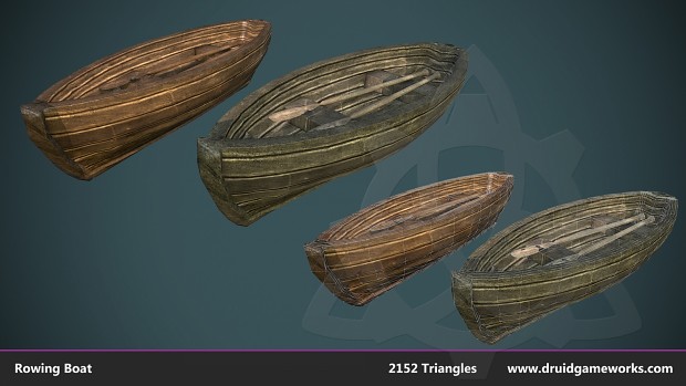In-Game Asset: Row Boat