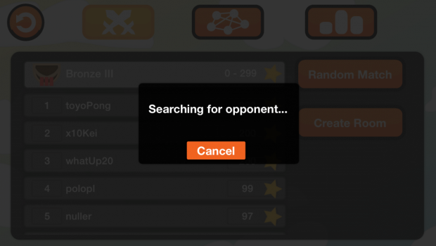 Searching for opponent?