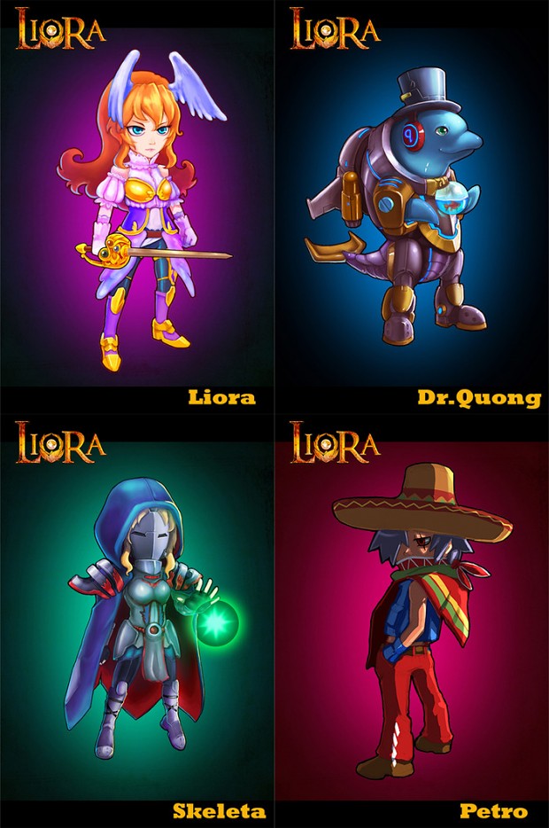 Liora and a few of her quirky companions