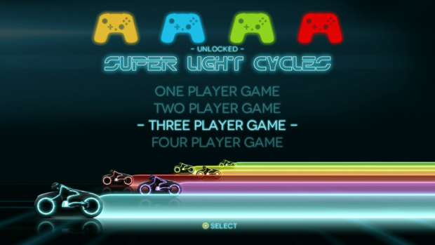 Screens of Tron: Super Light Cycles
