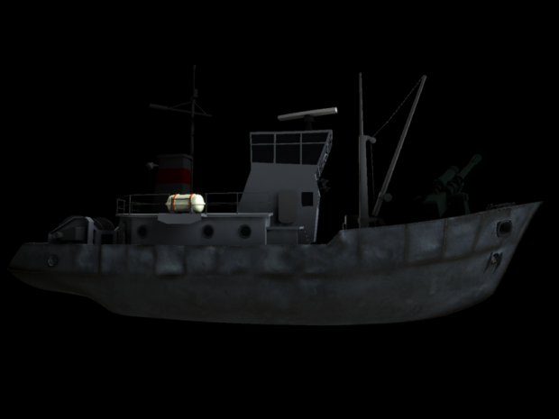 WIP HighPoly models of ship