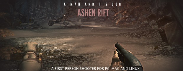 Ashen Rift: A man and his dog Promo graphic