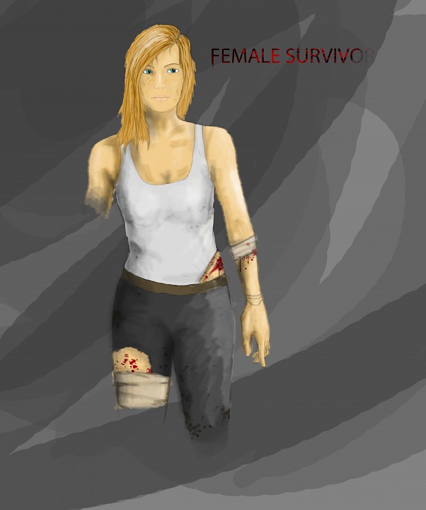 Female Survivor Concept Art