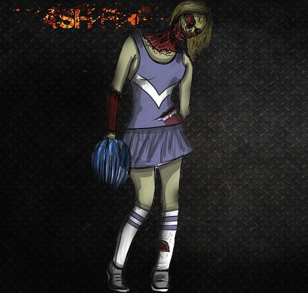 Cheerleader Zombie Concept