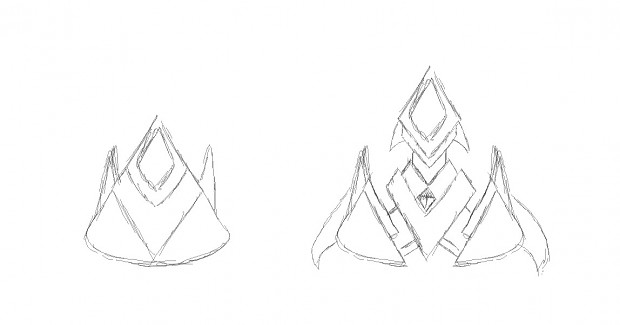 Sketches of new ships coming up.