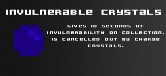 Power-up: Invulnerable crystal