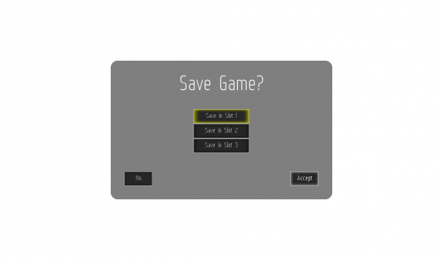 Save Game Screen